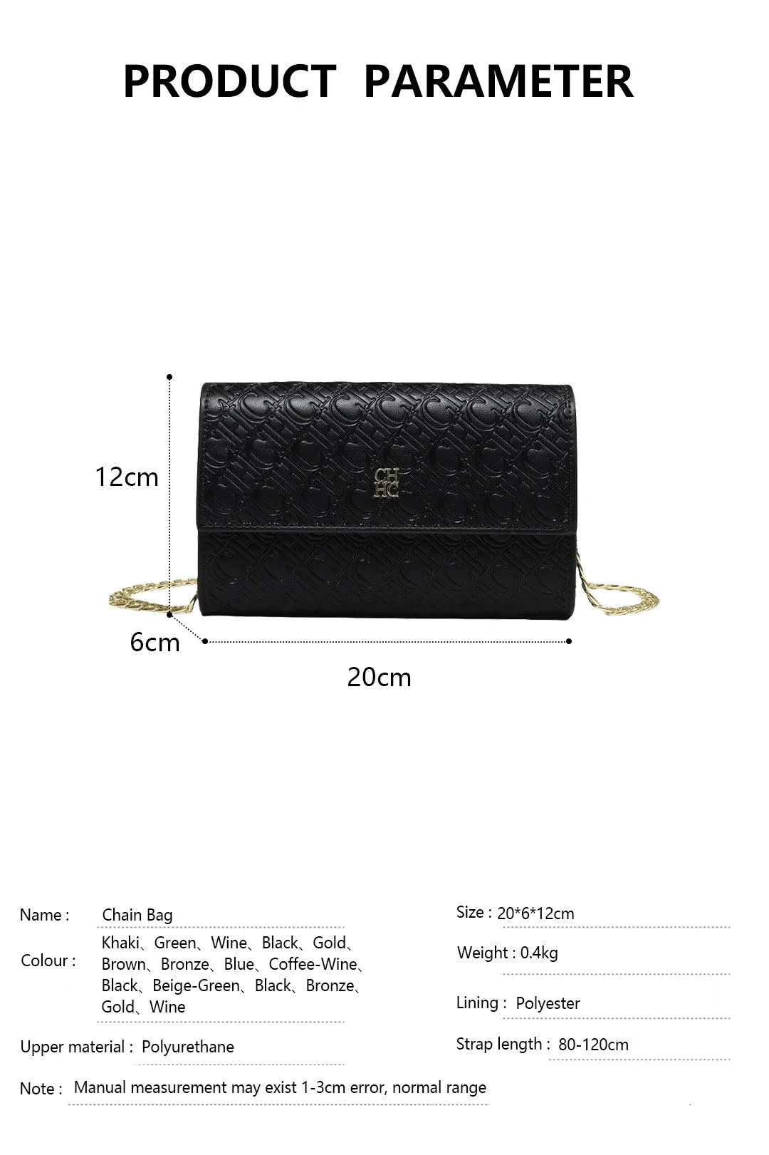 Isabella Chain Bag | Elegancia Versátil